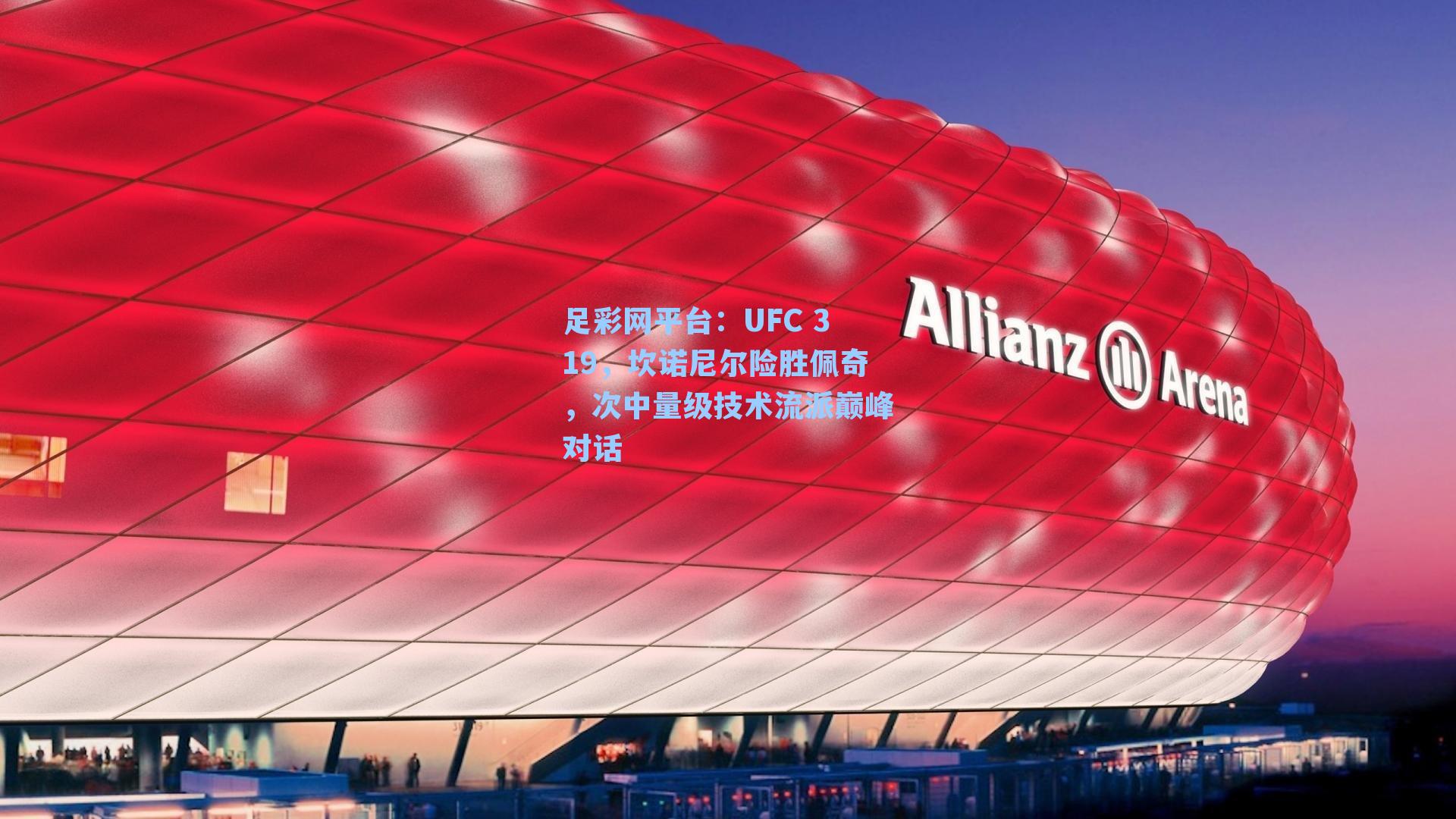 UFC 319,坎诺尼尔险胜佩奇,次中量级技术流派巅峰对话